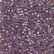 Miyuki delica kralen 10/0 - Transparent lilac ab DBM-173